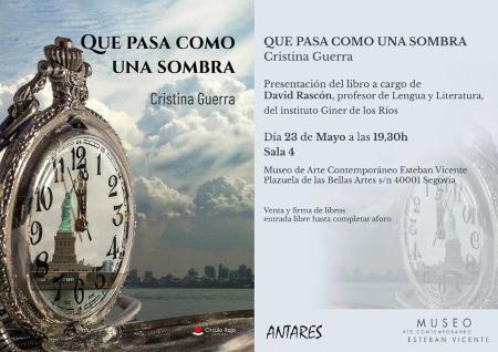 Presentación del libro 'Que pasa como una sombra'