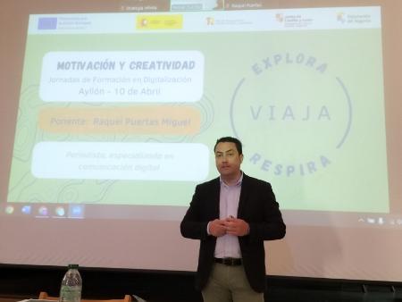 Imagen La Diputación de Segovia inicia en Ayllón los cursos presenciales del plan ‘Hoces de Segovia’ para asistir a los empresarios turísticos...