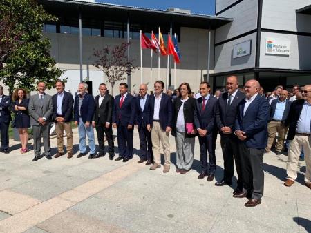 Imagen El presidente de la Diputación muestra su apoyo a los productores segovianos en la Feria Agropecuaria Salamaq 2019