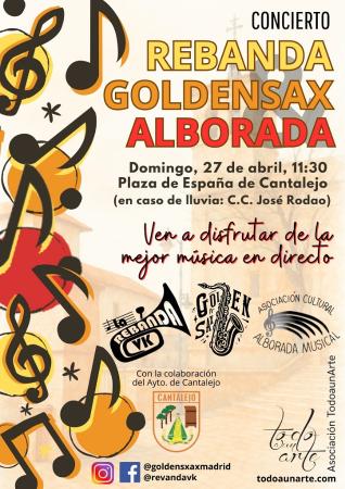 Imagen Concierto. REBANDA, GOLDENSAX Y ALBORADA