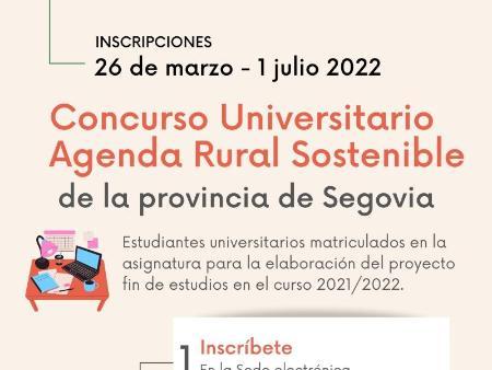 Imagen La Diputación de Segovia convoca un concurso universitario de proyectos fin de estudios sobre la Agenda Rural Sostenible de la provincia