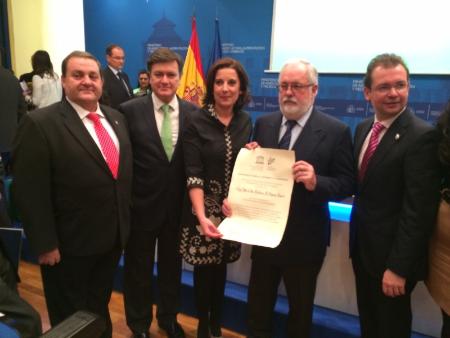 Imagen El Presidente de la Diputación asisitió a la entrega de las distinciones al Real Sitio de San Ildefonso y El Espinar como 