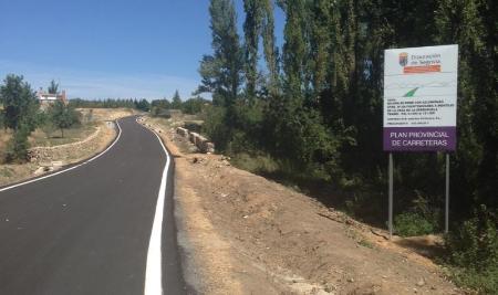 Imagen La Diputación mejora el firme de la carretera de Moral de Hornuez a Valdevacas de Montejo
