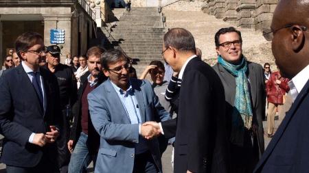 Imagen El secretario general de la ONU visita Segovia