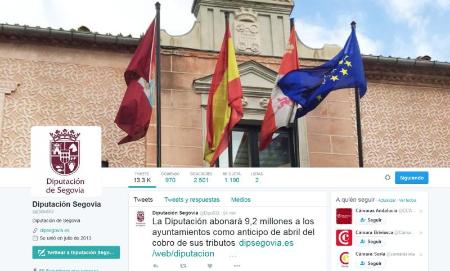 Imagen El perfil de twitter de la Diputación alcanza los 2.500 seguidores