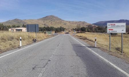 Imagen Corte de tráfico por obras en la carretera de Palazuelos al cruce de la de Torrecaballeros