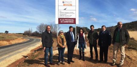 Imagen La Diputación invierte 214.639 euros en el ensanche y mejora de la carretera de Caballar