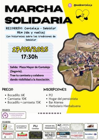 Marcha solidaria. Asociación alzheimer y otras demencias