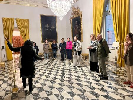 Imagen Once representantes del sector turístico alemán visitan el Real Sitio de...