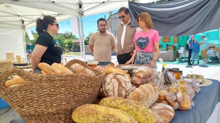 Gran acogida en Caballar a la Caravana de Alimentos de Segovia con motivo de la I Feria de la Huerta