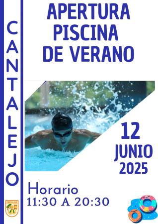 Apertura piscina de verano