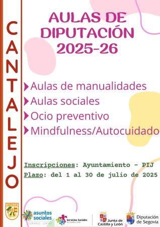 Imagen Aulas de la Diputación Provincial de Segovia. Curso 2025-26
