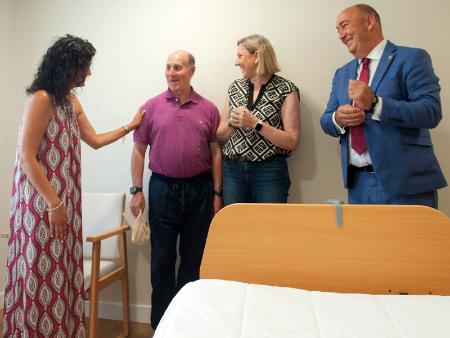 La vicepresidenta de la Junta de Castilla y León, Isabel Blanco, inaugura las Unidades de Convivencia Atalaya y Eresma en el CSS La Fuencisla...