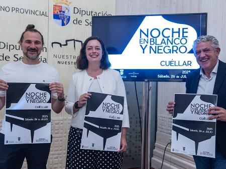 La octava edición de la ‘Noche en Blanco y Negro’ de la Diputación llegará a Cuéllar el sábado 26 de julio
