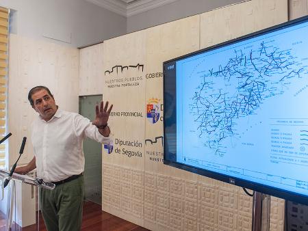 La Diputación de Segovia acomete este año seis obras en la red viaria provincial con un presupuesto total de 2’1 millones de euros