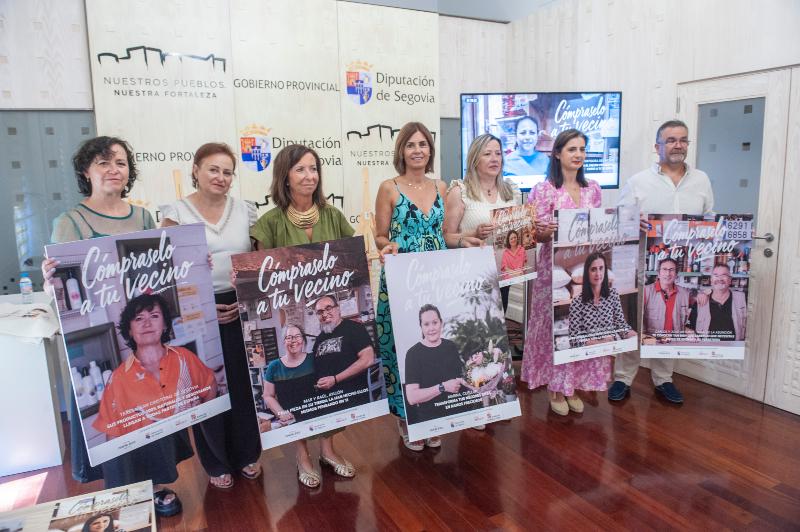 La Diputación de Segovia y la Junta de Castilla y León presentan una nueva campaña de promoción del comercio minorista de proximidad bajo el...