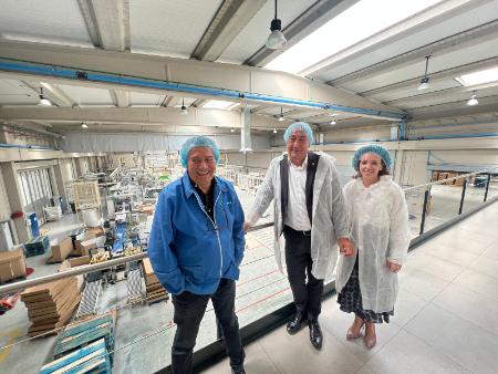 El presidente de la Diputación ha visitado la empresa Drylock tras la finalización de la ampliación de sus instalaciones en el Polígono...