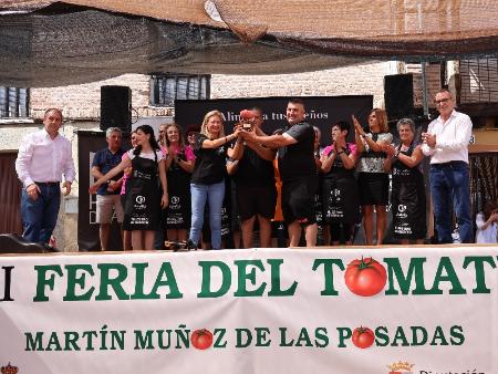 La Feria del Tomate de Martín Muñoz de las Posadas consolida su éxito con récord de asistencia en su séptima edición