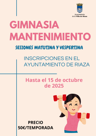 Imagen GIMNASIA DE MANTENIMIENTO 2025-2026