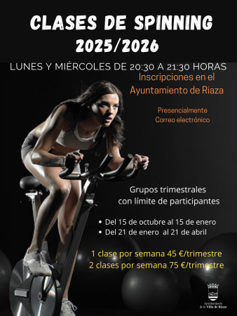 Imagen CLASES DE SPINNING.