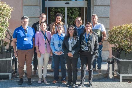 Imagen La visita de un grupo de profesionales chilenos al centro La Fuencisla...