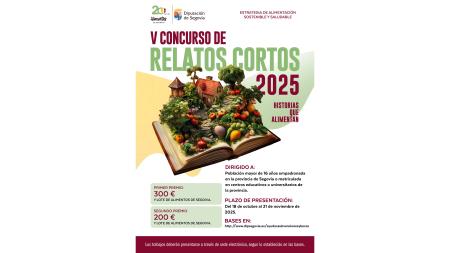 La Diputación de Segovia convoca la quinta edición del Concurso de Relatos Cortos ‘Historias que alimentan’