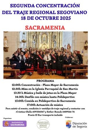 Sacramenia celebra la II Concentración del Traje Regional segoviano