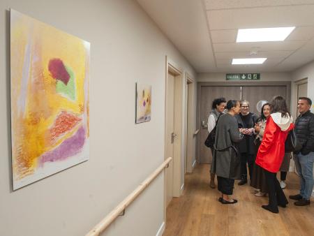 Imagen Representantes de la Fundación Harriet y Esteban Vicente conocen, junto...