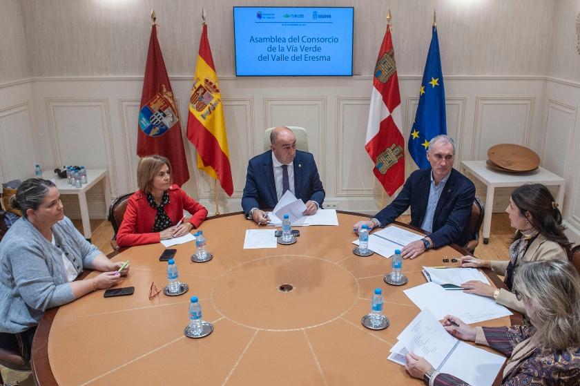 El Consorcio Vía Verde Valle del Eresma aprueba un presupuesto para 2026 que supera los 91.000 euros