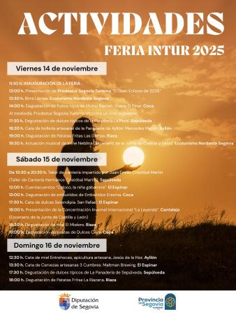 Turismo de la Provincia de Segovia llega a INTUR con el eclipse de 2026 como hilo conductor