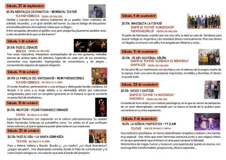 Imagen Suspendida la representación del día 22