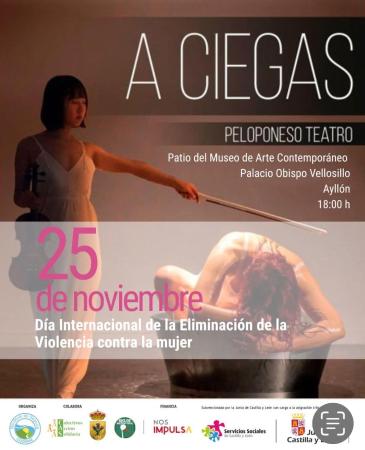 Imagen A CIEGAS. 25 DE NOVIEMBRE- DÍA INTERNACIONAL DE LA ELIMINACIÓN DE LA VIOLENCIA CONTRA LA MUJER.