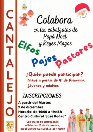 Imagen Colabora en las Cabalgatas de Papá Noel y Reyes Magos. Navidad 2025-26