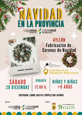 Imagen Taller de fabricación de coronas de Navidad