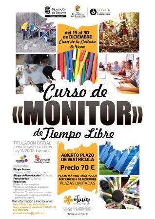 Imagen CURSO MONITOR DE OCIO Y TIEMPO LIBRE
