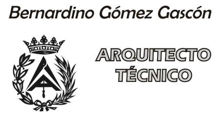 Imagen Bernardino Gómez Gascón, Arquitecto Técnico.