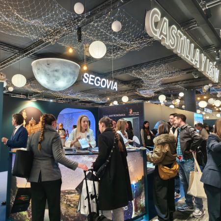 La Diputación de Segovia valora su participación en FITUR, marcada por la alta afluencia de público y el luto oficial