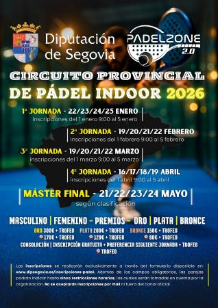CARTEL CIRCUITO PADEL 2026