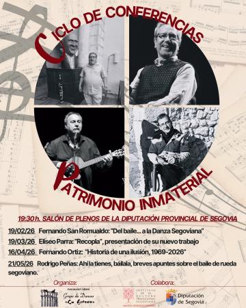 El Instituto de la Cultura Tradicional Segoviana 'Manuel González Herrero' colabora en la organización de un nuevo ciclo de charlas sobre patrimonio inmaterial