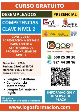 Imagen Próximos cursos Logos Formación Segovia