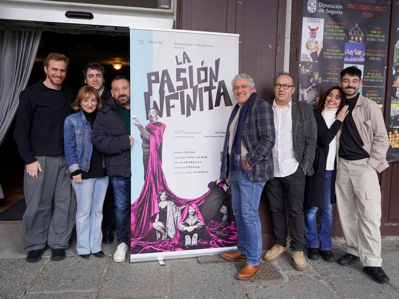 El Teatro Juan Bravo acoge el estreno nacional de ‘La pasión infinita’, con Pepón Nieto como protagonista