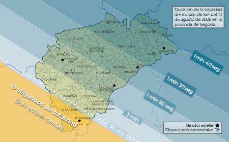 Imagen La Diputación de Segovia activa la coordinación con los municipios incorporados al dispositivo especial del eclipse que se producirá este verano