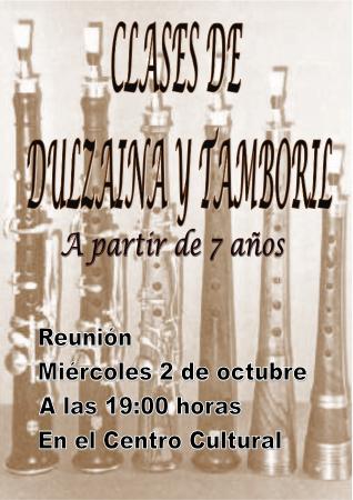 Imagen Clases de dulzaina y tamboril
