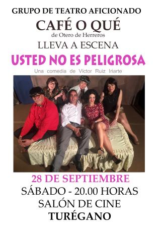 Imagen SABADO 28 DE SEPTIEMBRE TEATRO OBRA 