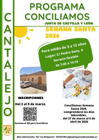 Imagen Programa Conciliamos Semana Santa 2026