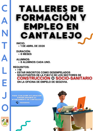 Imagen Talleres de Formación y Empleo en Cantalejo 2026