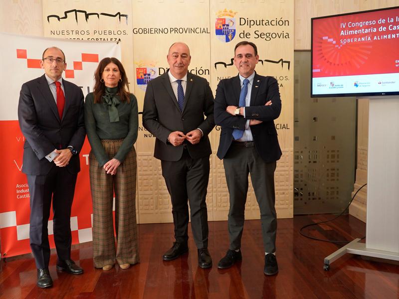 La Diputación colabora con el IV Congreso de la Industria Alimentaria de Castilla y León que, organizado por Vitartis, se celebrará en Segovia...