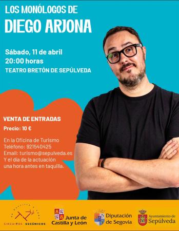 Imagen Monólogo de Diego Arjona en el teatro Bretón