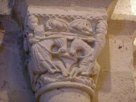 Detalle de un capitel Igl. Ntra. Sra. De la Asunción