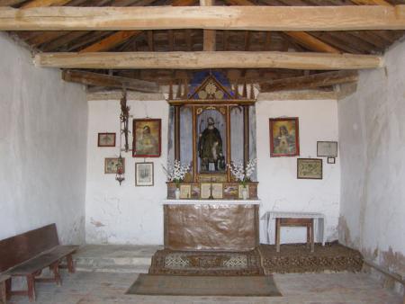 Interior de la ermita de San Roque
